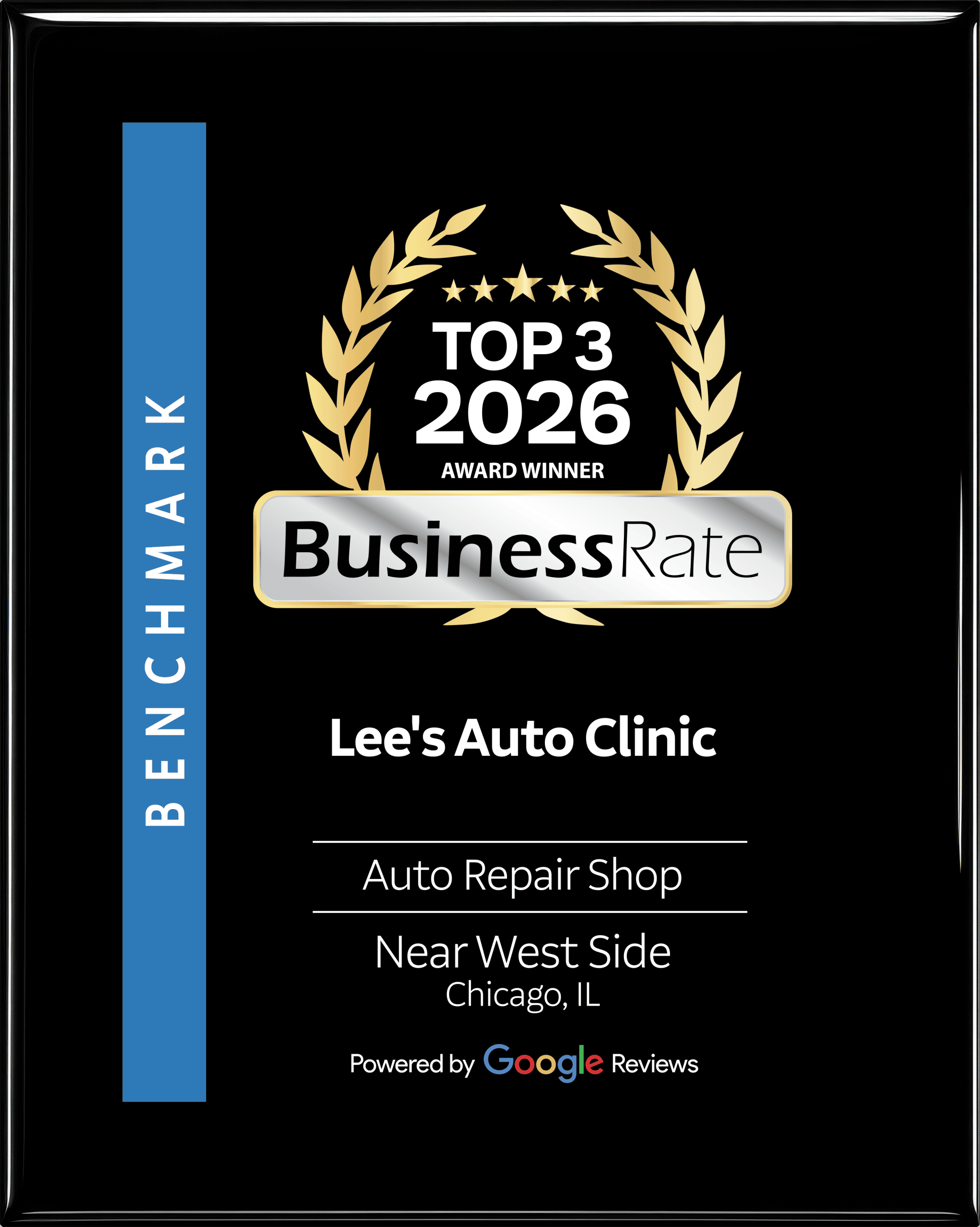 Lee's Auto Clinic - Top 3 2026 Award Winner